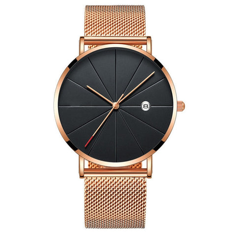 The Latest Simple Men's Stainless Steel Watch classic