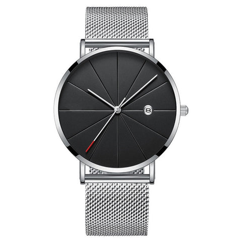 The Latest Simple Men's Stainless Steel Watch classic