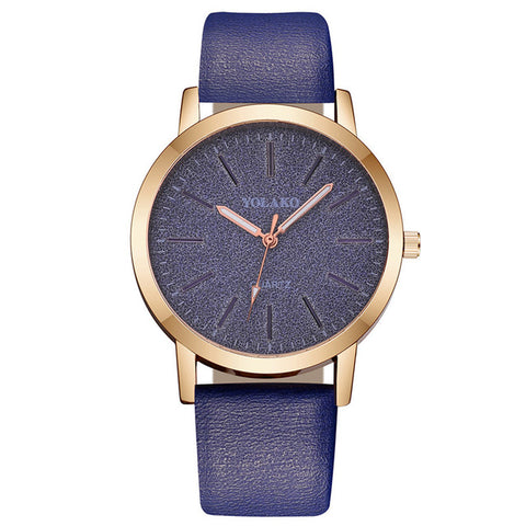 Luxury Brand Leather Quartz Women's Watch Ladies