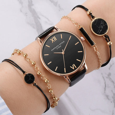 5pcs Set Top Style Fashion Women's Luxury