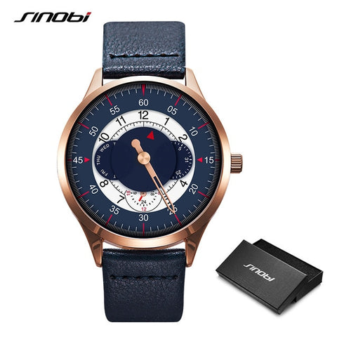 Men Watch SINOBI Top Brand Luxury Military