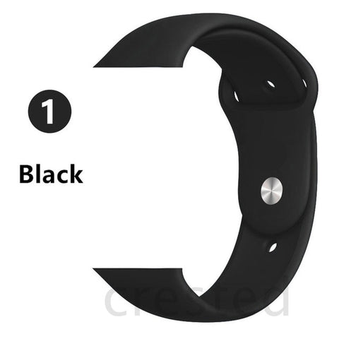 Silicone strap For Apple Watch band 44 mm/40mm iwatch