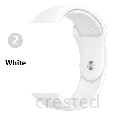 Silicone strap For Apple Watch band 44 mm/40mm iwatch