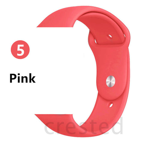 Silicone strap For Apple Watch band 44 mm/40mm iwatch