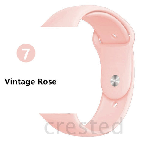 Silicone strap For Apple Watch band 44 mm/40mm iwatch