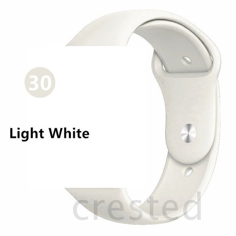 Silicone strap For Apple Watch band 44 mm/40mm iwatch