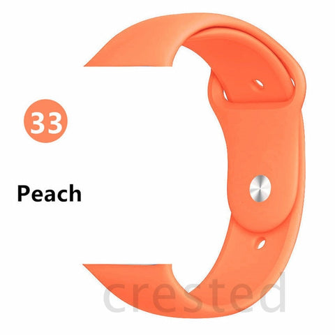 Silicone strap For Apple Watch band 44 mm/40mm iwatch