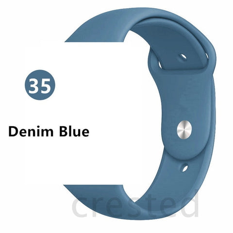 Silicone strap For Apple Watch band 44 mm/40mm iwatch