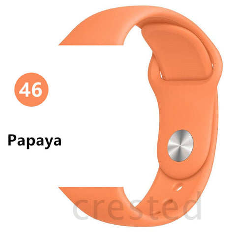 Silicone strap For Apple Watch band 44 mm/40mm iwatch