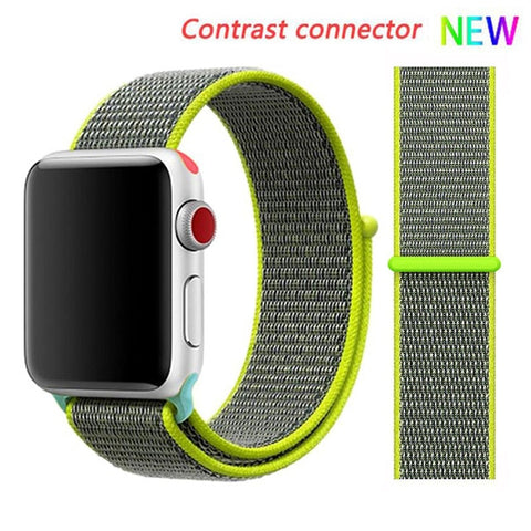 Nylon Strap for Apple watch 5 Band 44mm 40mm iWatch