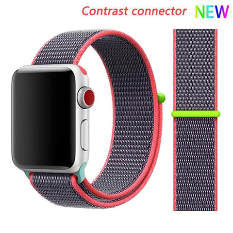 Nylon Strap for Apple watch 5 Band 44mm 40mm iWatch