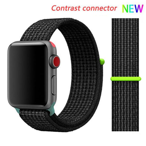 Nylon Strap for Apple watch 5 Band 44mm 40mm iWatch