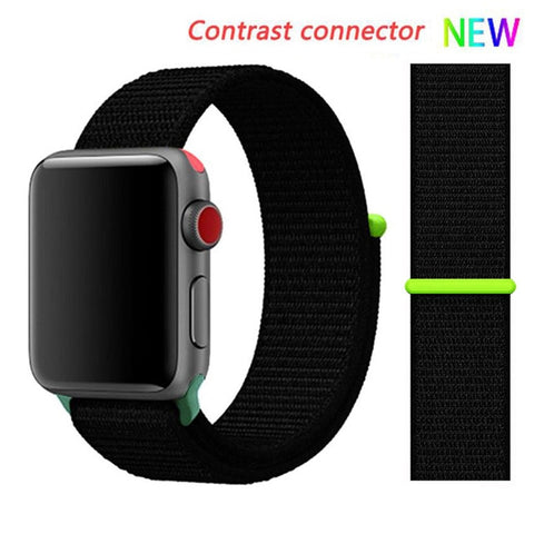 Nylon Strap for Apple watch 5 Band 44mm 40mm iWatch