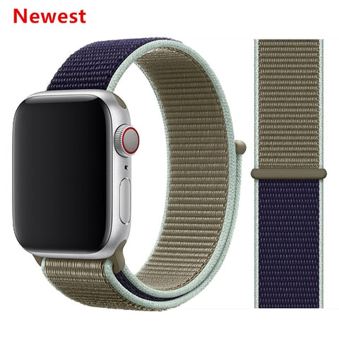 Nylon Strap for Apple watch 5 Band 44mm 40mm iWatch