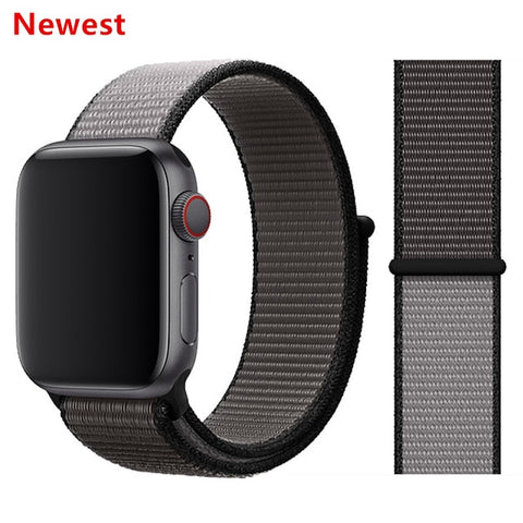 Nylon Strap for Apple watch 5 Band 44mm 40mm iWatch