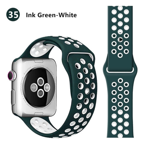 Silicone strap for Apple watch band 44 mm/40mm iWatch