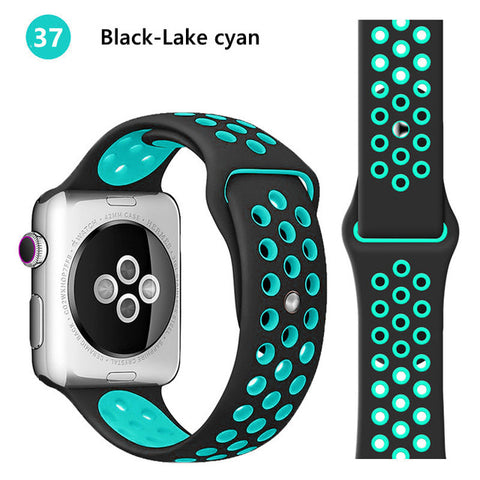 Silicone strap for Apple watch band 44 mm/40mm iWatch