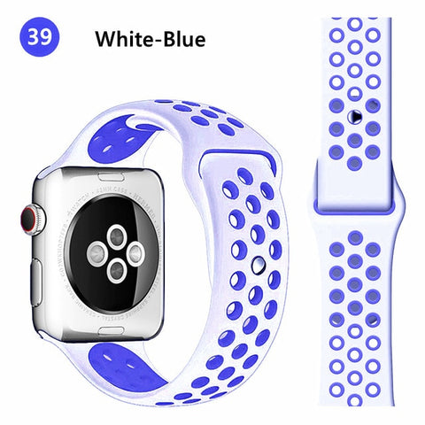 Silicone strap for Apple watch band 44 mm/40mm iWatch