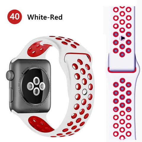 Silicone strap for Apple watch band 44 mm/40mm iWatch