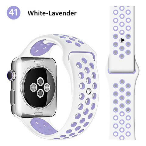 Silicone strap for Apple watch band 44 mm/40mm iWatch