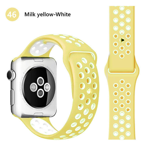 Silicone strap for Apple watch band 44 mm/40mm iWatch