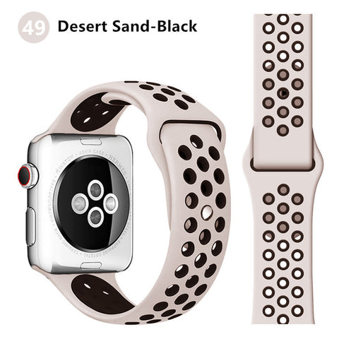 Silicone strap for Apple watch band 44 mm/40mm iWatch