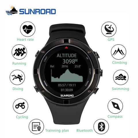 SUNROAD smart GPS heart rate