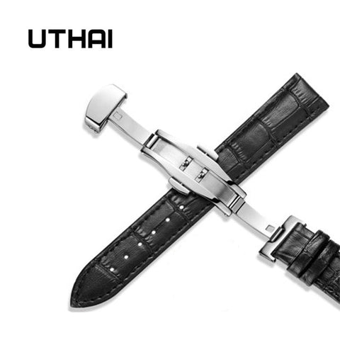 UTHAI Z09 Genuine Leather Watchbands 12-24mm Universal