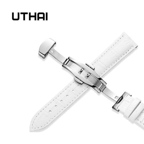 UTHAI Z09 Genuine Leather Watchbands 12-24mm Universal