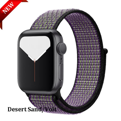 Sport Loop Strap For Apple Watch band 44 mm 40mm apple