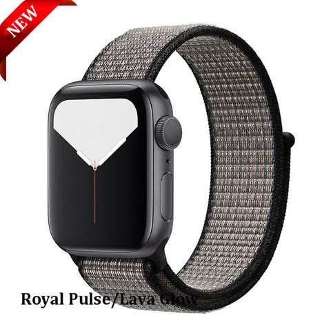 Sport Loop Strap For Apple Watch band 44 mm 40mm apple