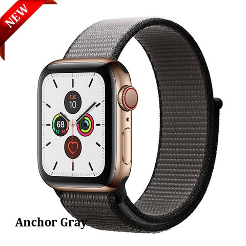 Sport Loop Strap For Apple Watch band 44 mm 40mm apple