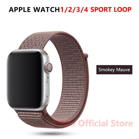 Sport Loop Strap For Apple Watch band 44 mm 40mm apple