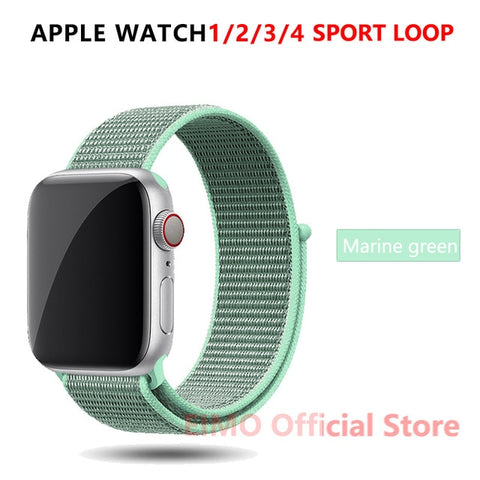 Sport Loop Strap For Apple Watch band 44 mm 40mm apple