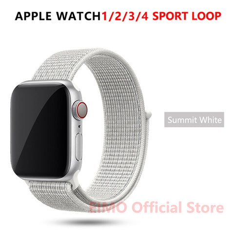 Sport Loop Strap For Apple Watch band 44 mm 40mm apple