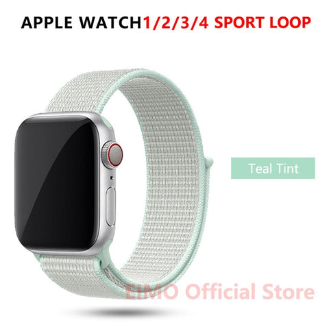 Sport Loop Strap For Apple Watch band 44 mm 40mm apple