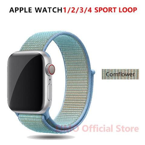 Sport Loop Strap For Apple Watch band 44 mm 40mm apple