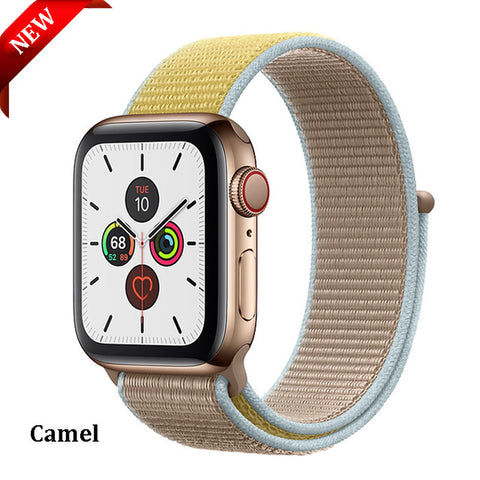 Sport Loop Strap For Apple Watch band 44 mm 40mm apple