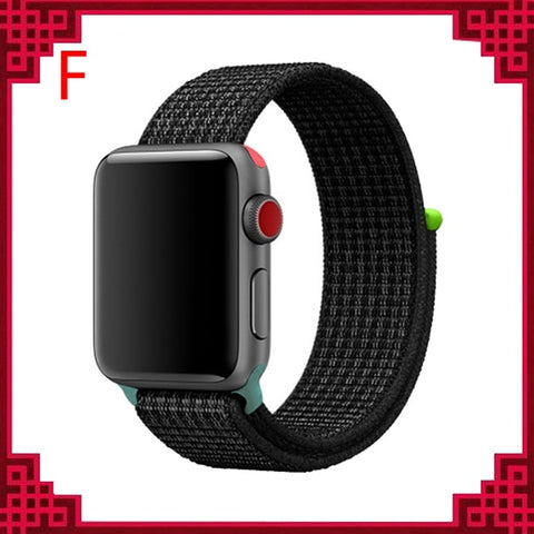 Sport Loop Strap For Apple Watch band 44 mm 40mm apple