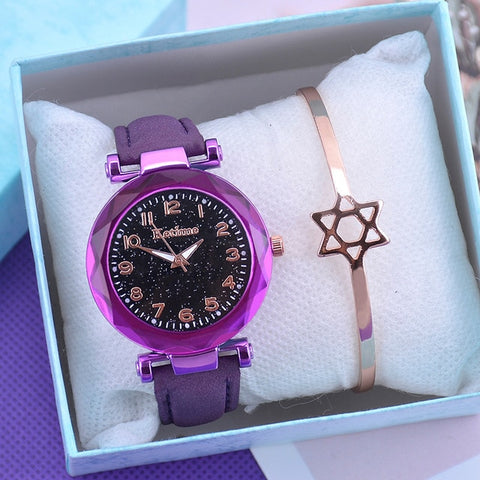 Fashion Starry Sky Women Watches