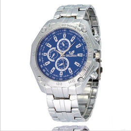 ORIANDO Man Watches Quartz Silver color