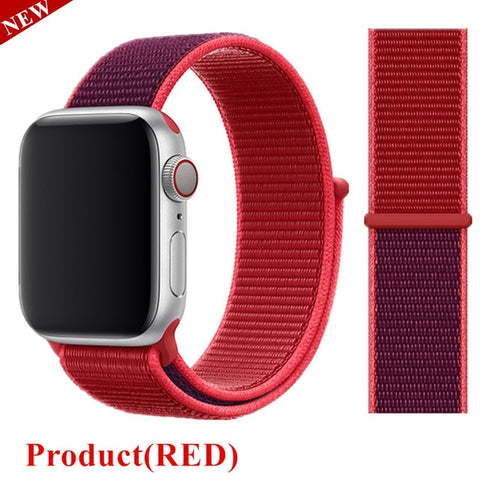 Strap For Apple Watch band 44mm/40mm Sport loop iwatch