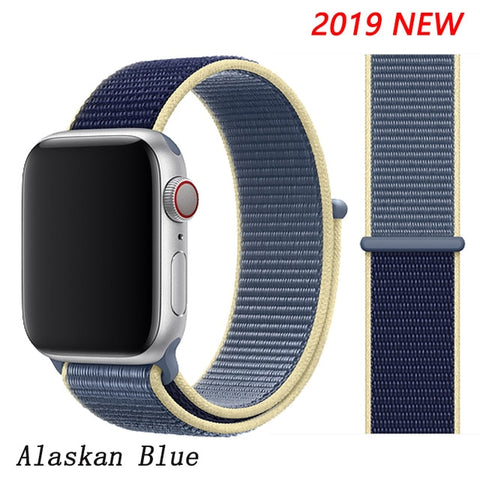 Strap For Apple Watch band 44mm/40mm Sport loop iwatch