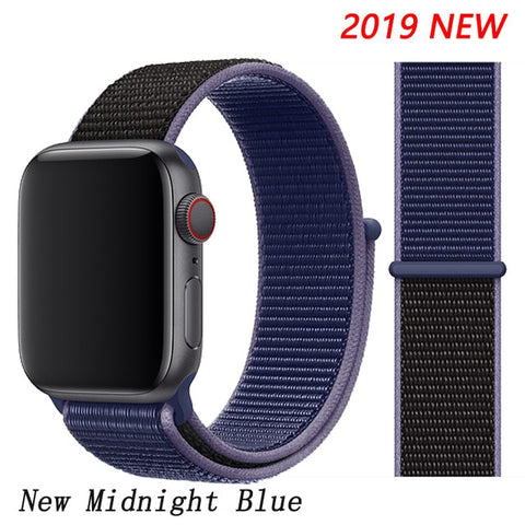 Strap For Apple Watch band 44mm/40mm Sport loop iwatch