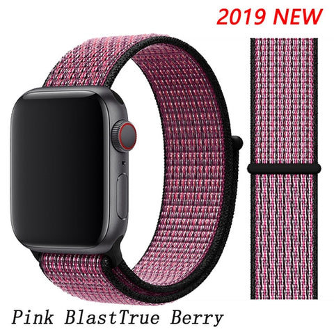 Strap For Apple Watch band 44mm/40mm Sport loop iwatch