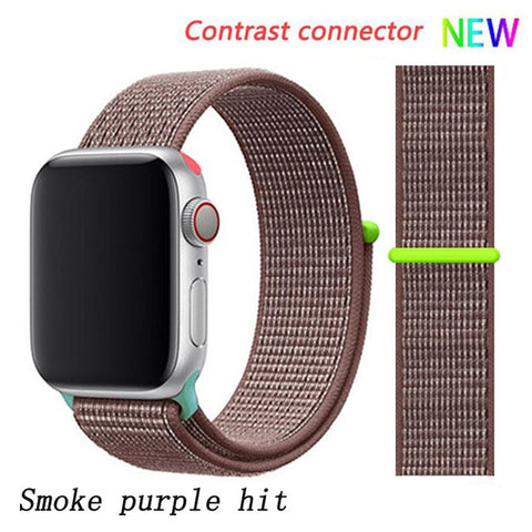 Strap For Apple Watch band 44mm/40mm Sport loop iwatch