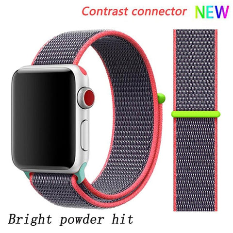 Strap For Apple Watch band 44mm/40mm Sport loop iwatch