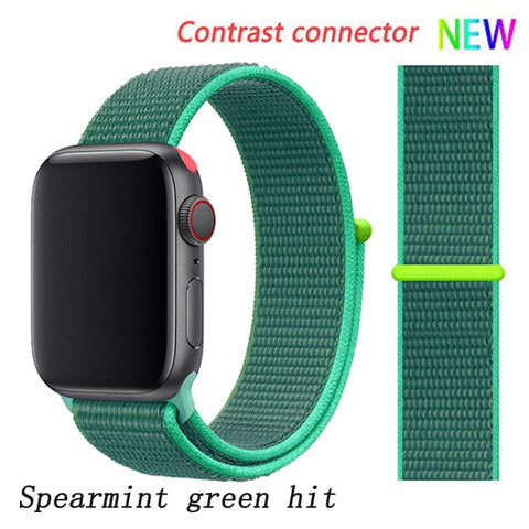 Strap For Apple Watch band 44mm/40mm Sport loop iwatch