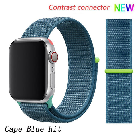 Strap For Apple Watch band 44mm/40mm Sport loop iwatch