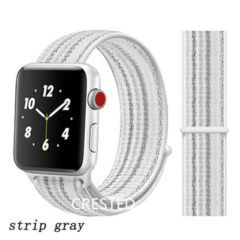Strap For Apple Watch band 44mm/40mm Sport loop iwatch